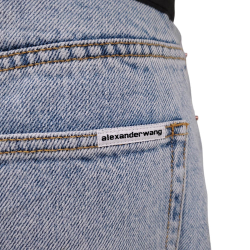 ALEXANDERWANG LEATHER BELT JEANS - SIZE 29