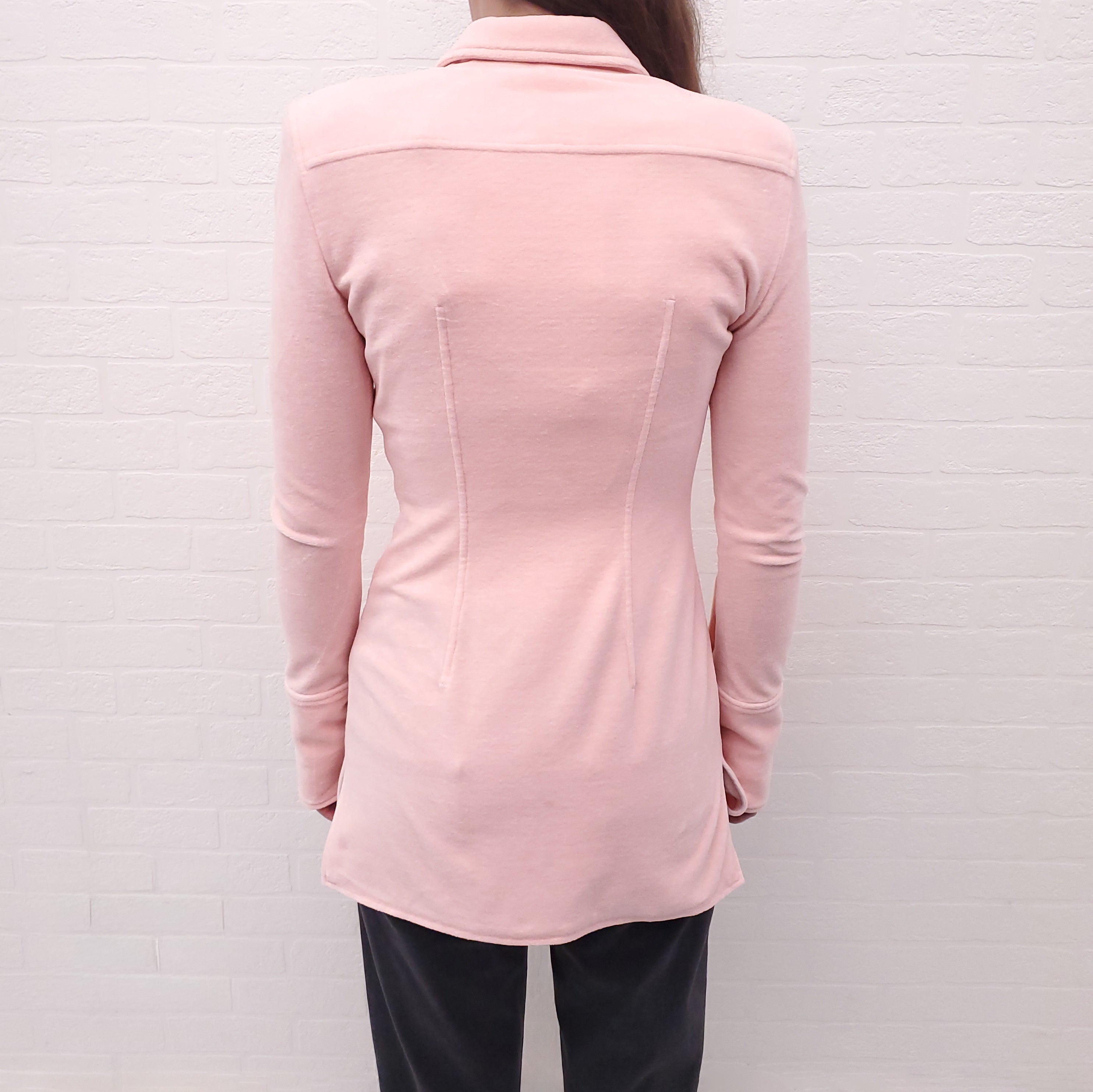 ALEXANDER WANG PINK VELVET BLAZER - SIZE 0
