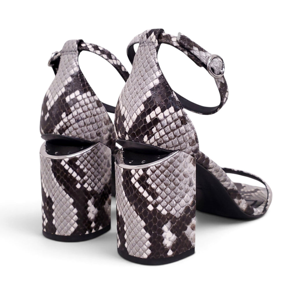 ALEXANDER WANG SNAKESKIN HEELS - SIZE 38.5