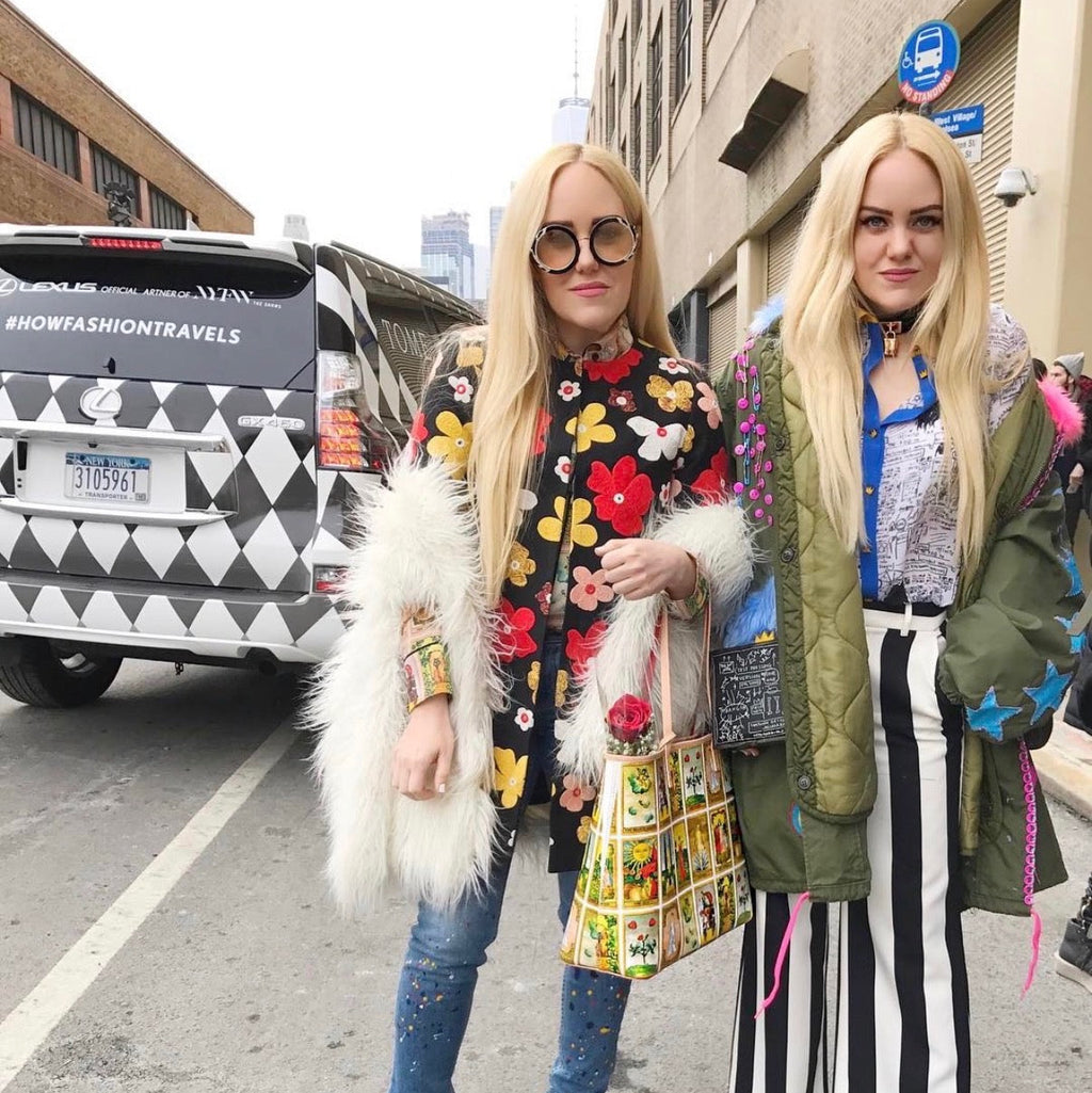 ALICE + OLIVIA STRIPED TROUSERS - SIZE 2