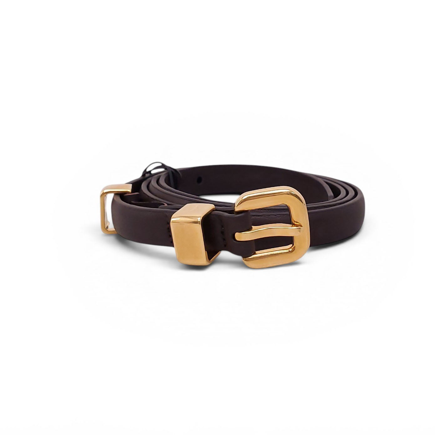ALTUZARRA THIN BLACK BELT - SIZE L