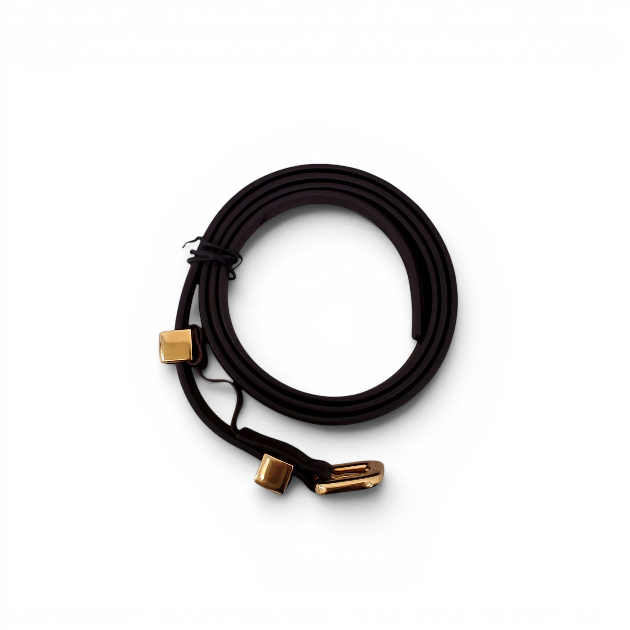 ALTUZARRA THIN BLACK BELT - SIZE L