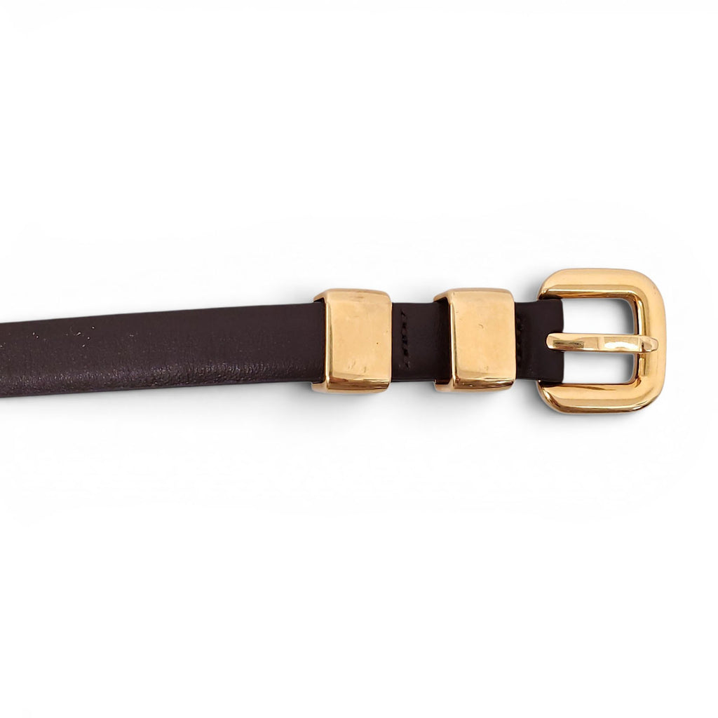 ALTUZARRA THIN BLACK BELT - SIZE L