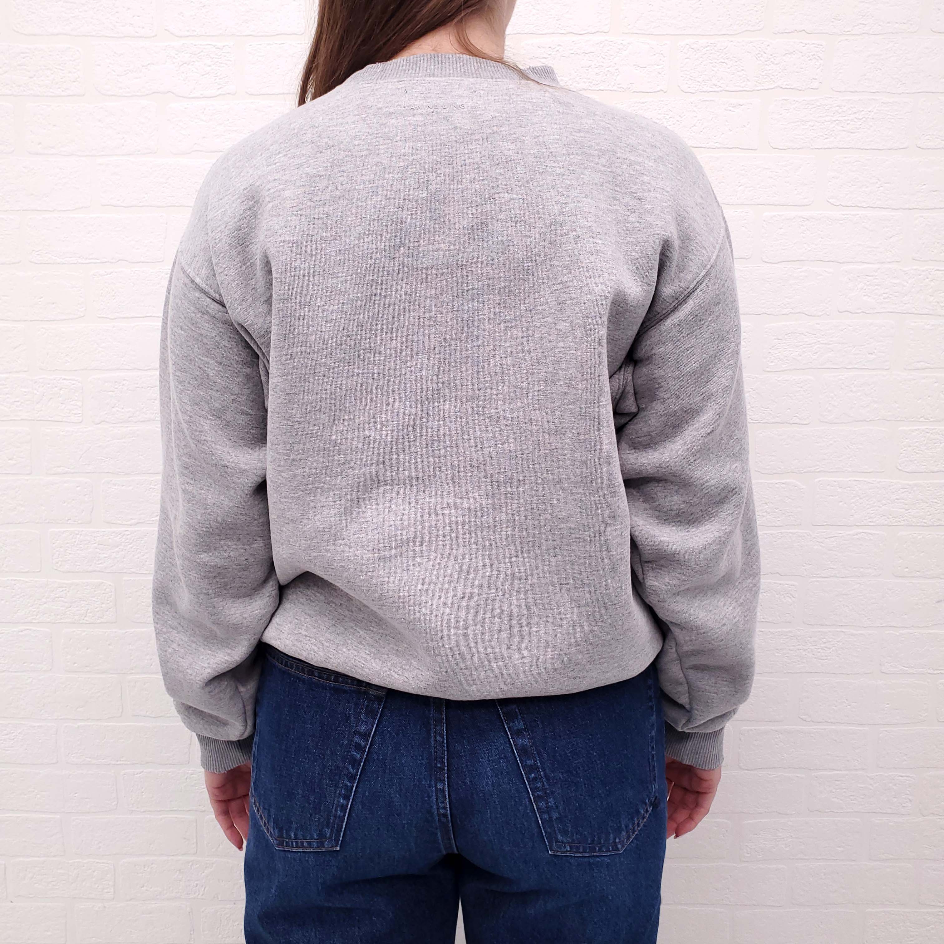 ANINE BING EAGLE LOGO SWEATSHIRT - SIZE S