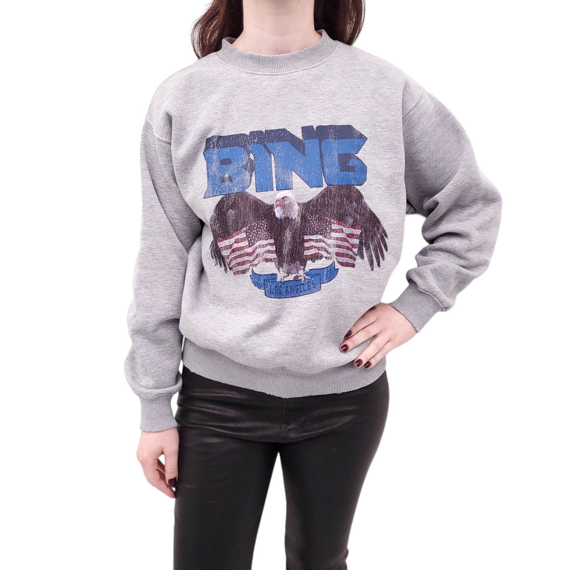 ANINE BING EAGLE SWEATSHIRT - SIZE S
