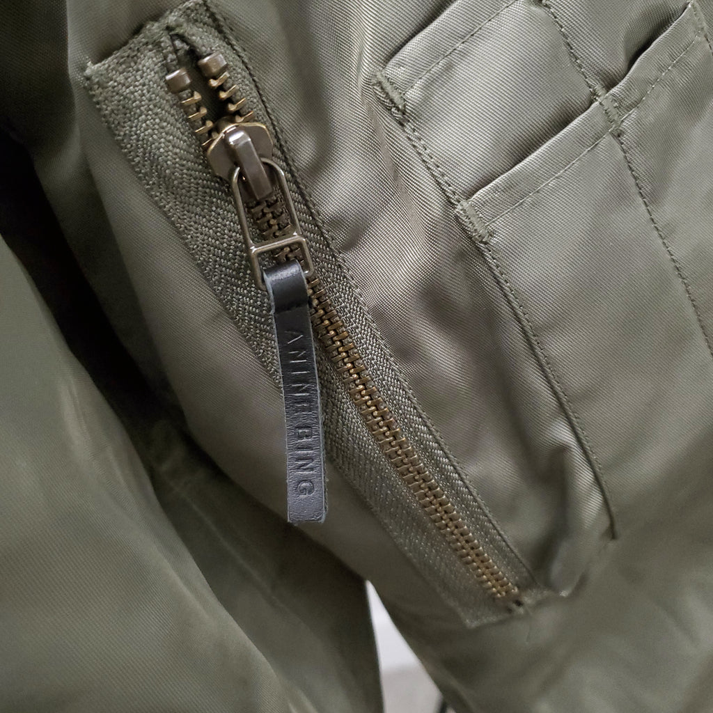 ANINE BING LEON BOMBER JACKET - SIZE XS