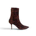 AQUAZZURA LEOPARD SUEDE BOOTIES  - SIZE 41