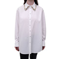 AREA WHITE CLAW COLLAR BUTTON DOWN SHIRT - SIZE 4