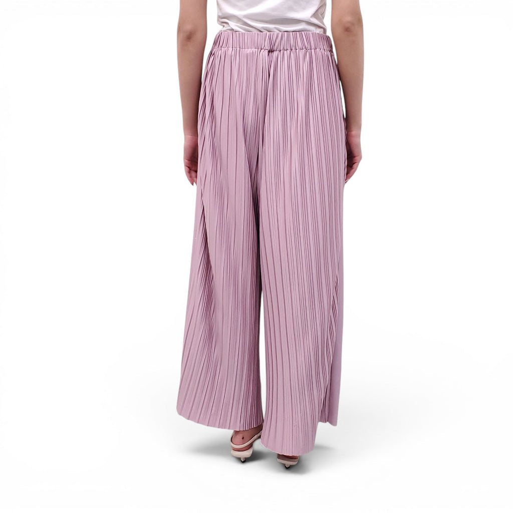 ATLEIN DUSTY PINK RUCHED TROUSERS - SIZE 10