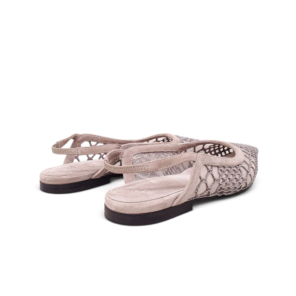 B.C. EMBELLISHED FLAT SHOES - SIZE 37.5