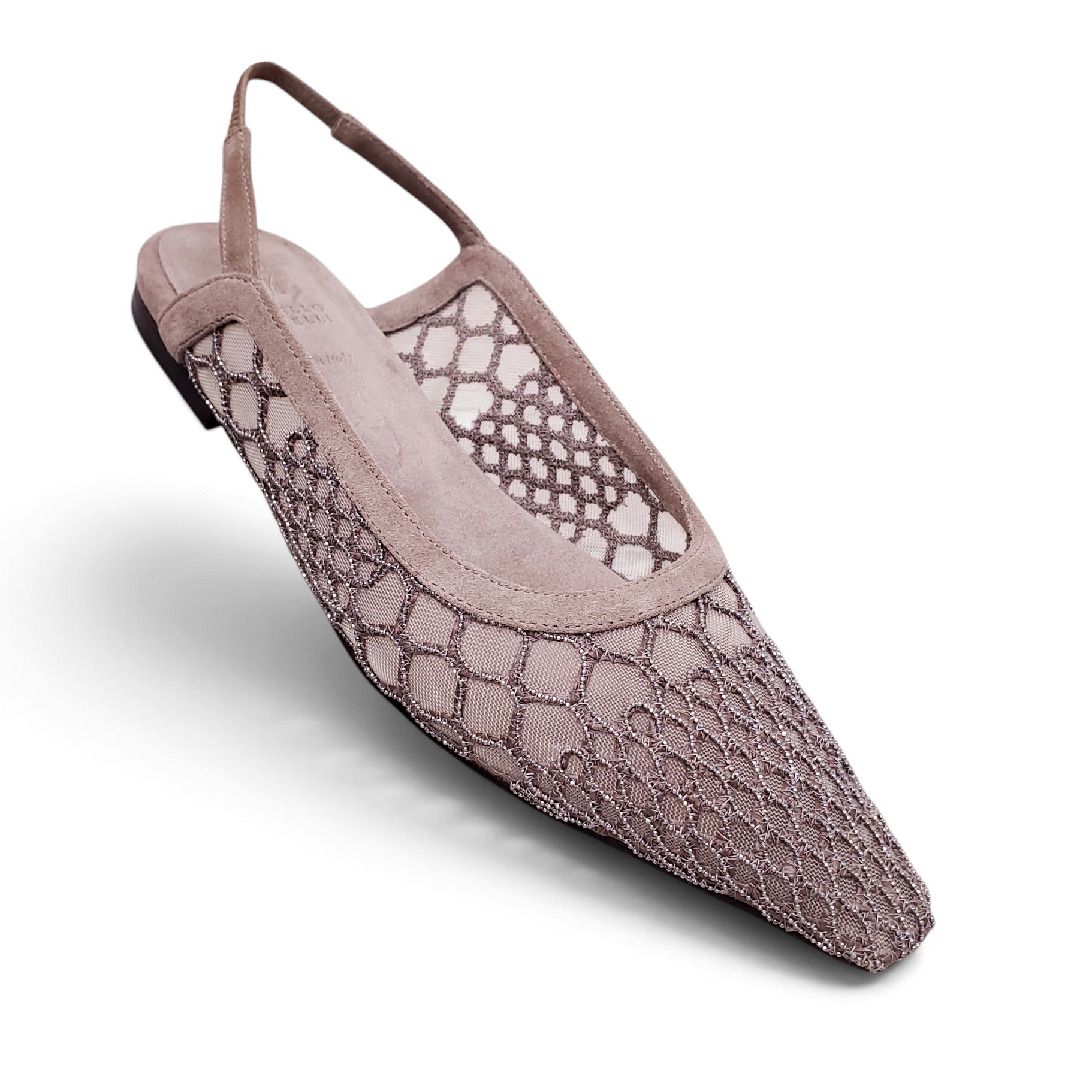 B.C. EMBELLISHED FLAT SHOES - SIZE 37.5