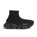 BALENCIAGA ALL BLACK SPEED SNEAKERS - SIZE 41