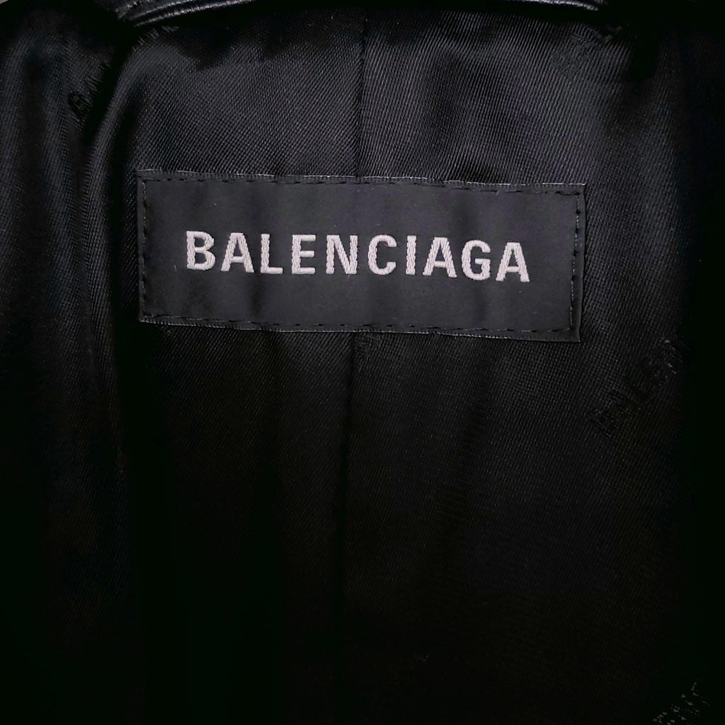 BALENCIAGA BELTED TRENCH RUNWAY JACKET - SIZE 42