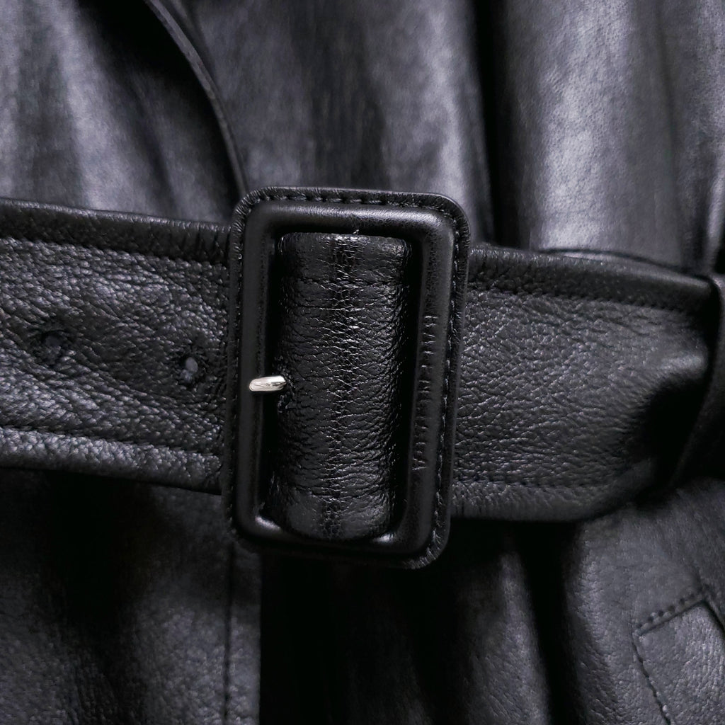 BALENCIAGA BELTED TRENCH RUNWAY JACKET - SIZE 42