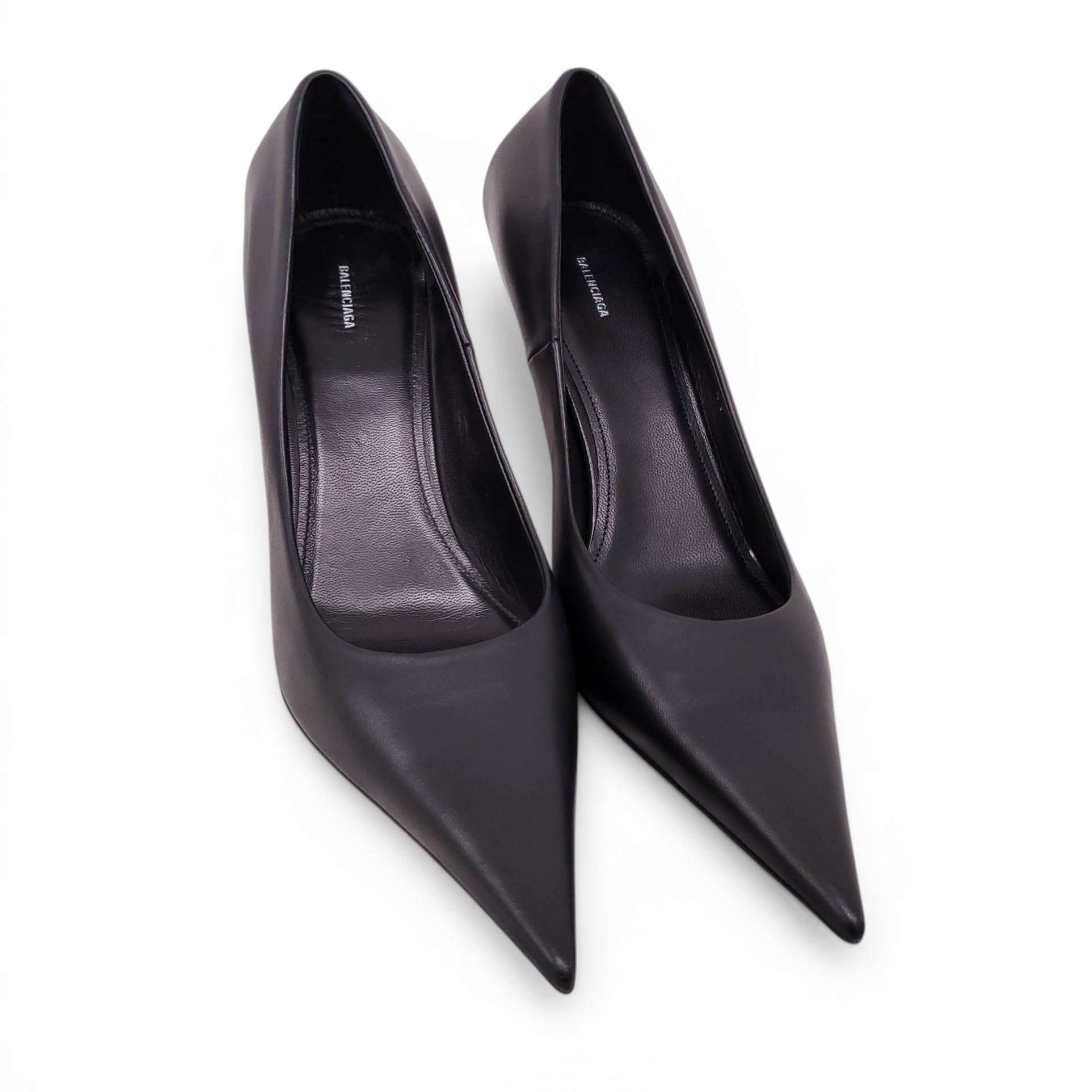 BALENCIAGA BLACK KNIFE HEELS - SIZE 41