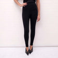 BALENCIAGA BLACK LOGO LEGGINGS - SIZE 36