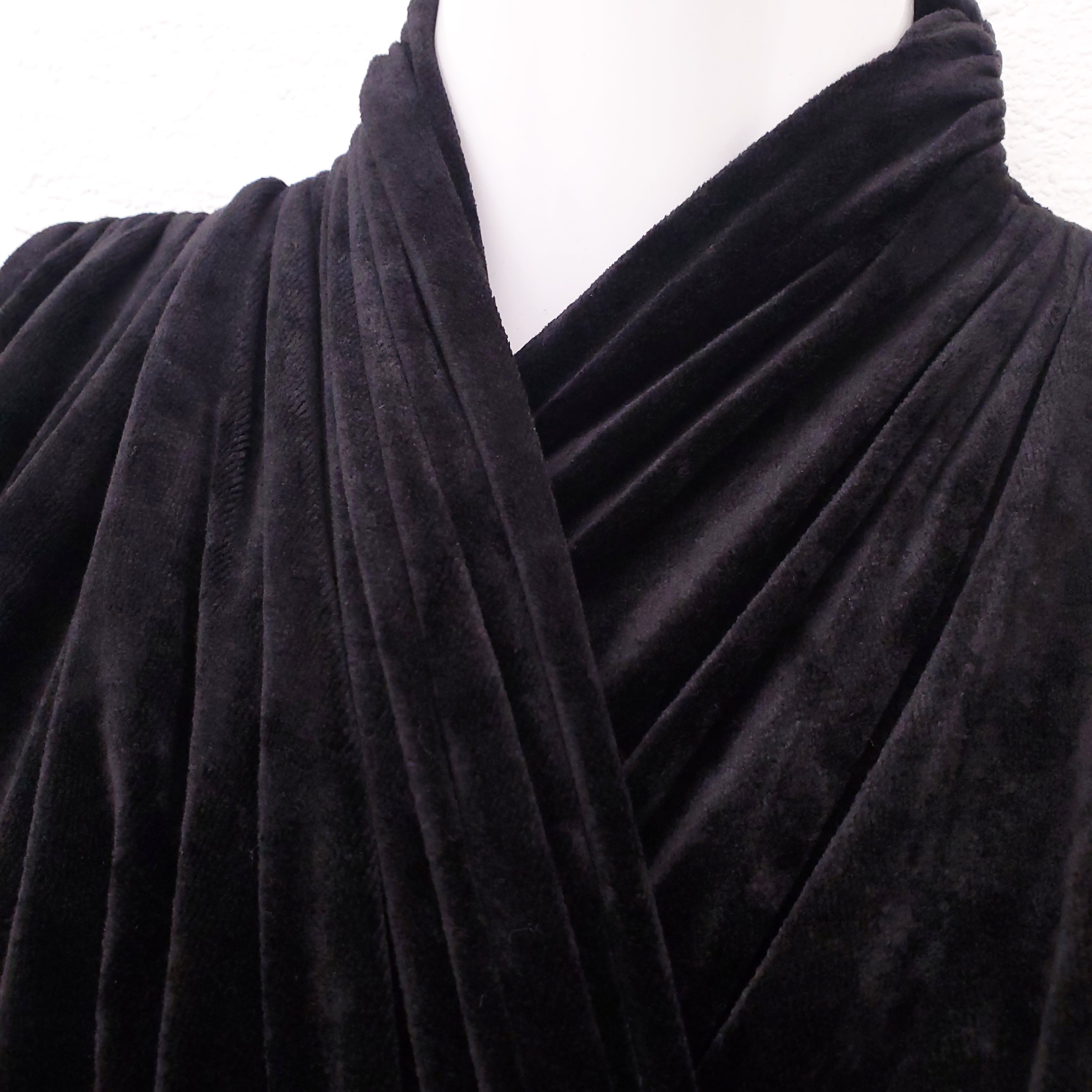 BALENCIAGA FLUID VELVET MINI DRESS - SIZE 34