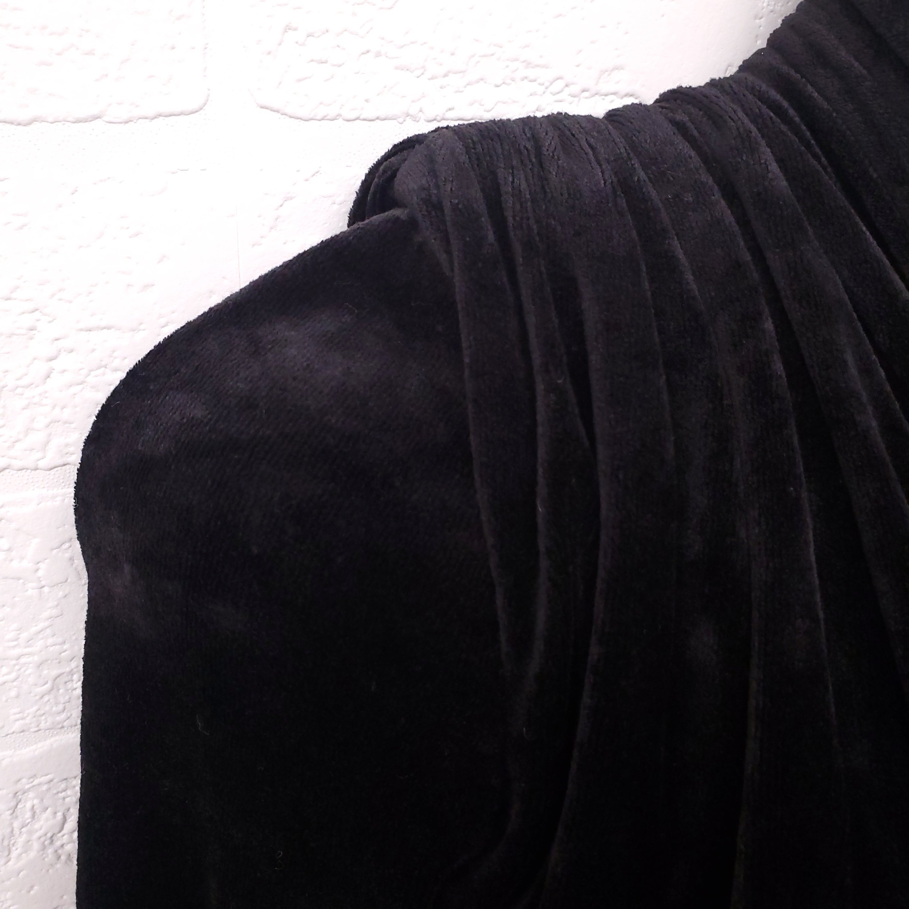 BALENCIAGA FLUID VELVET MINI DRESS - SIZE 34