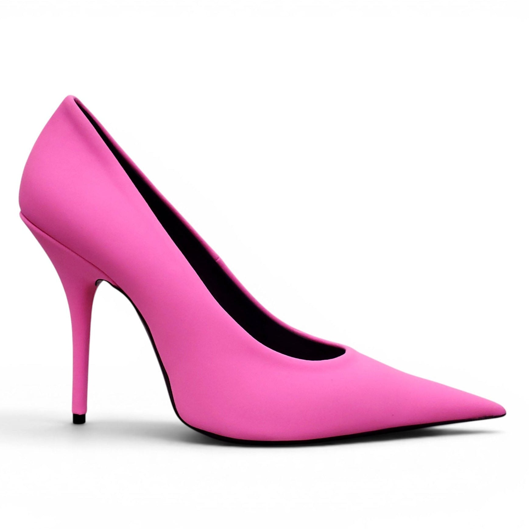 BALENCIAGA FLUORESCENT PINK KNIFE PUMPS - SIZE 41