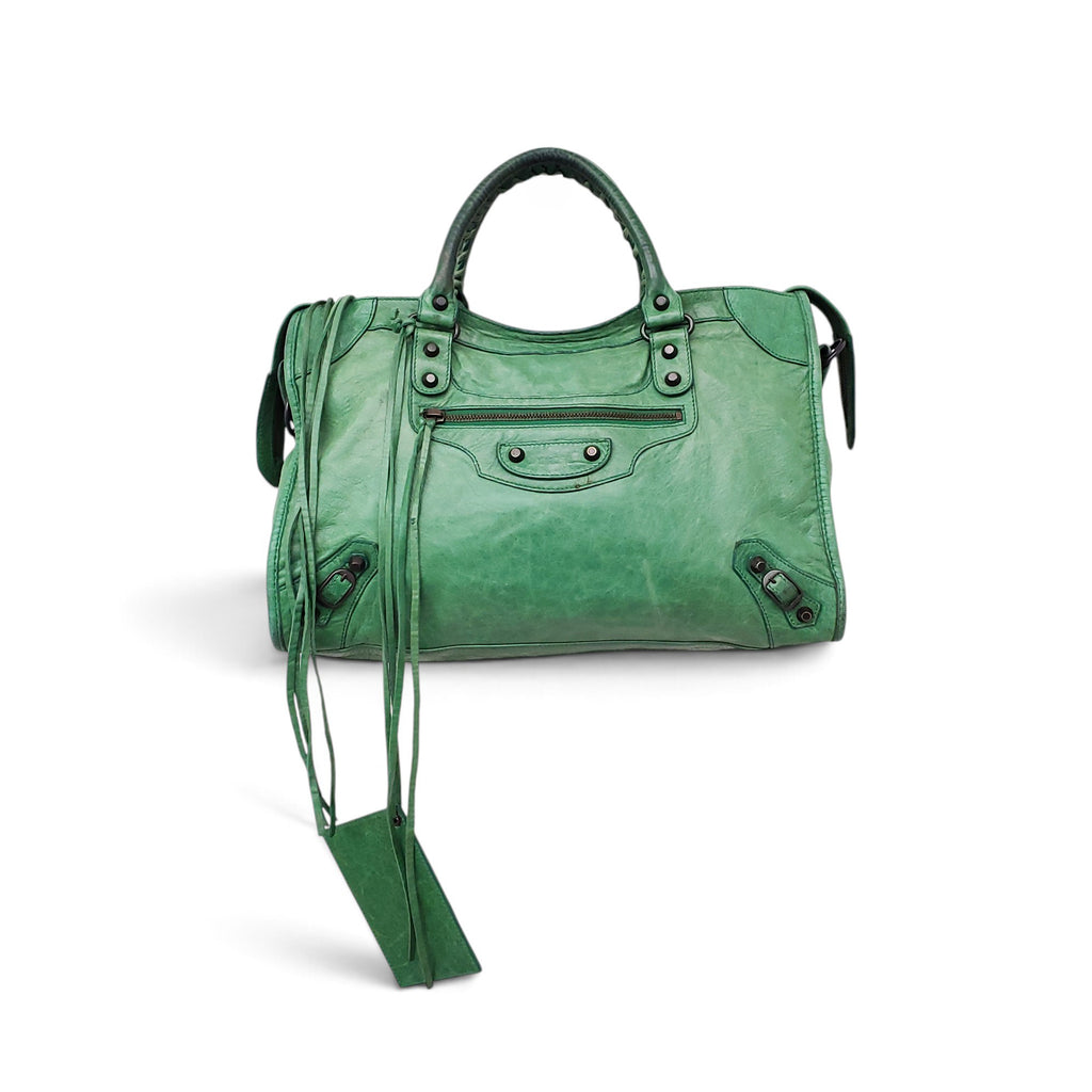 BALENCIAGA GREEN CITY BAG