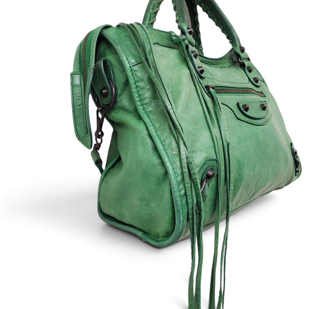BALENCIAGA GREEN CITY BAG