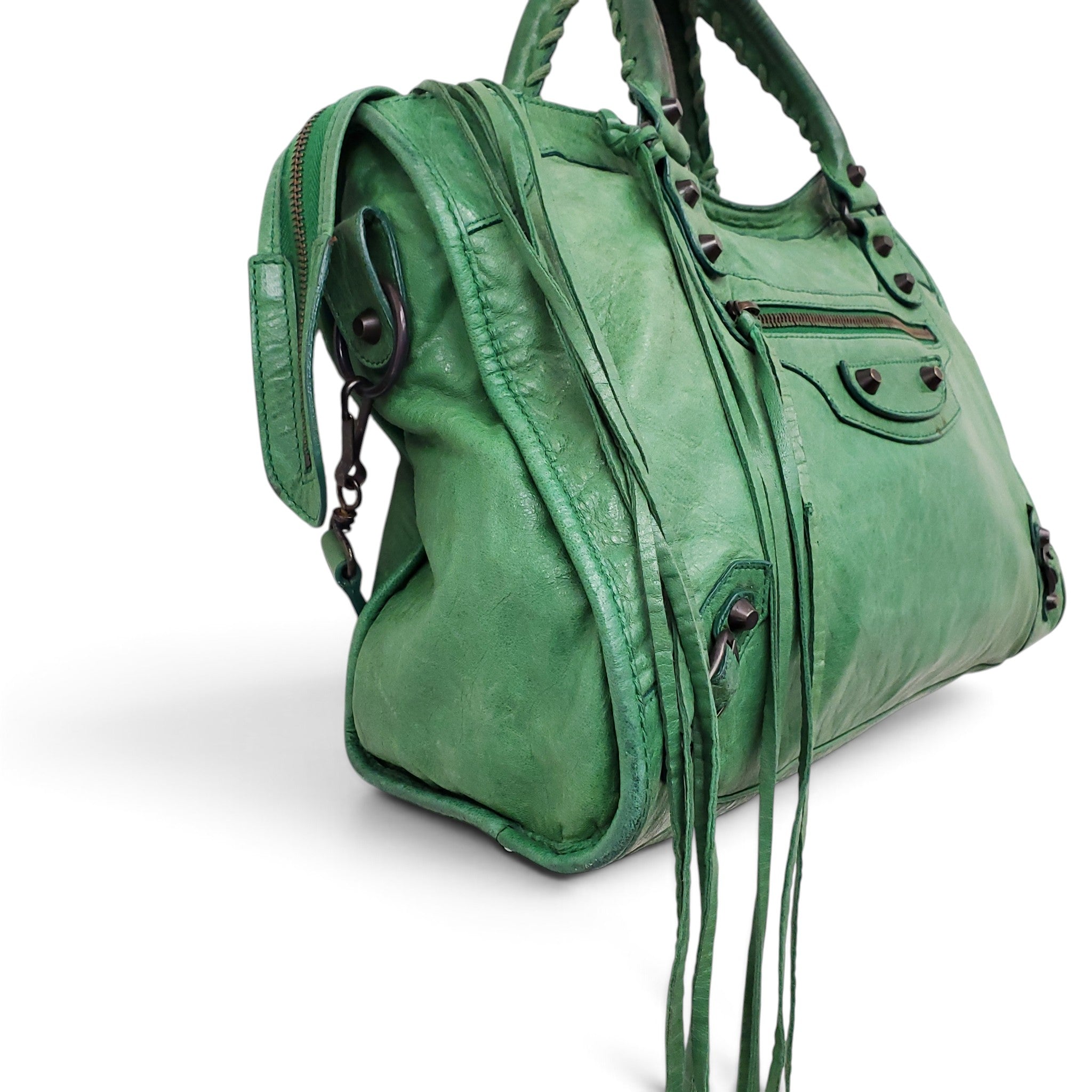 BALENCIAGA GREEN CITY BAG