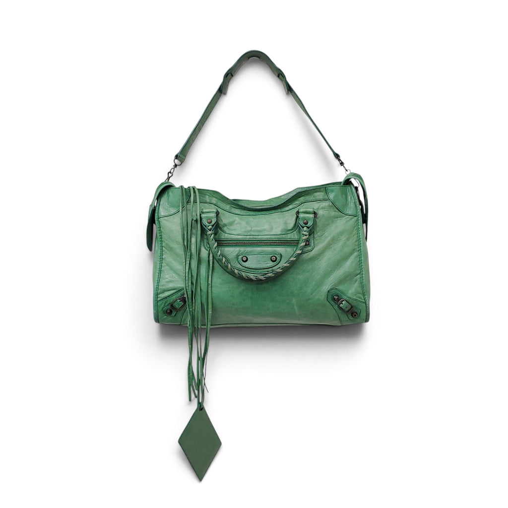 BALENCIAGA GREEN CITY BAG