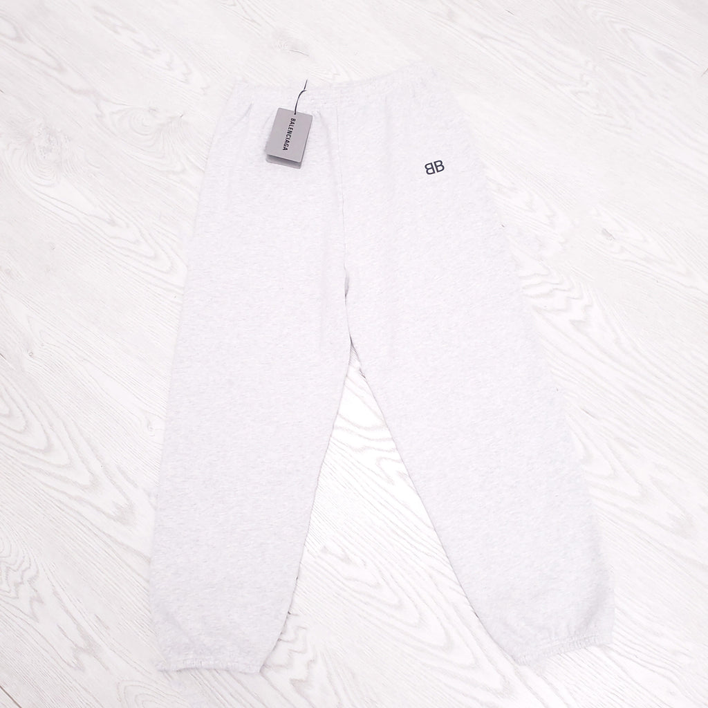 BALENCIAGA GREY LOGO SWEATPANTS - SIZE 10Y