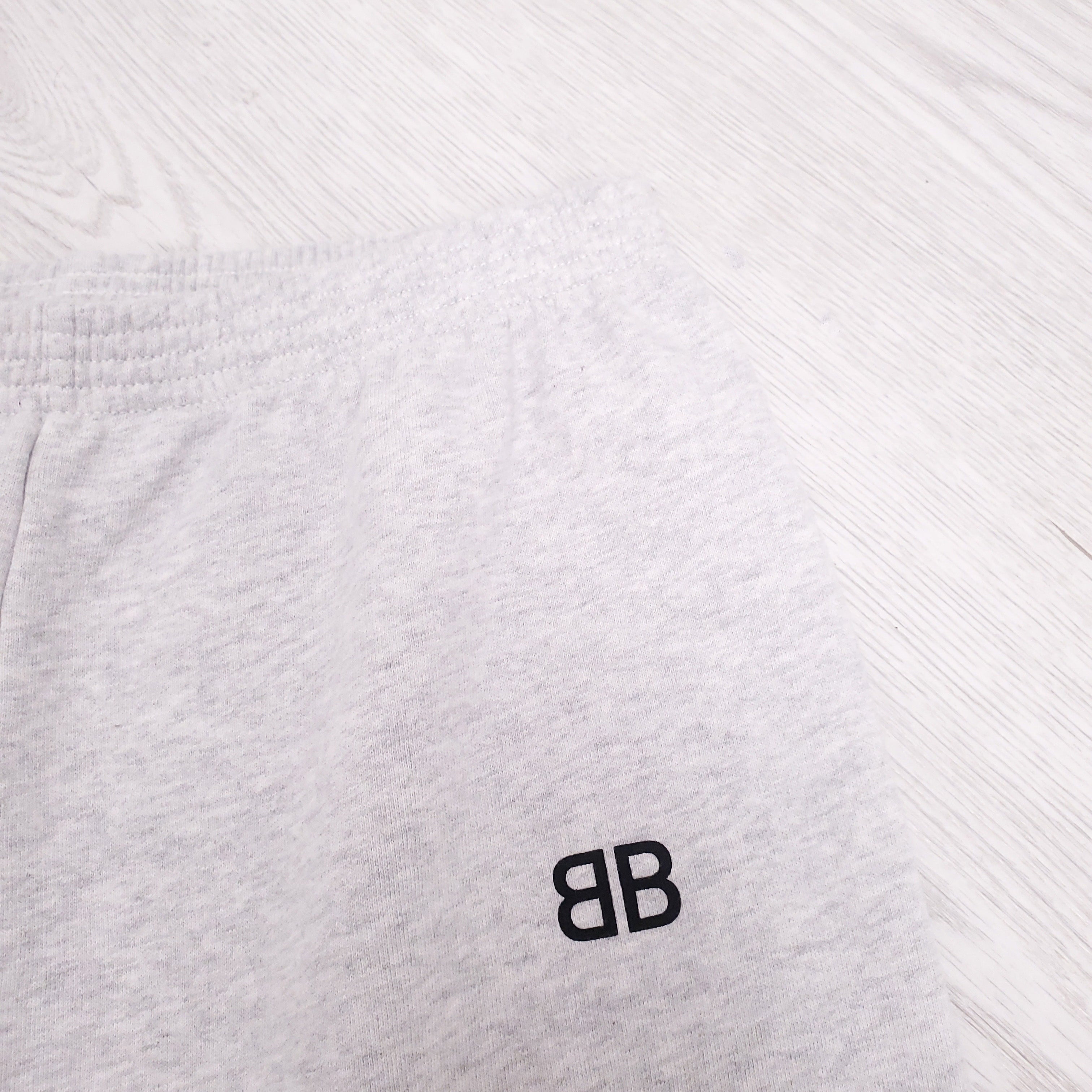 BALENCIAGA GREY LOGO SWEATPANTS - SIZE 10Y