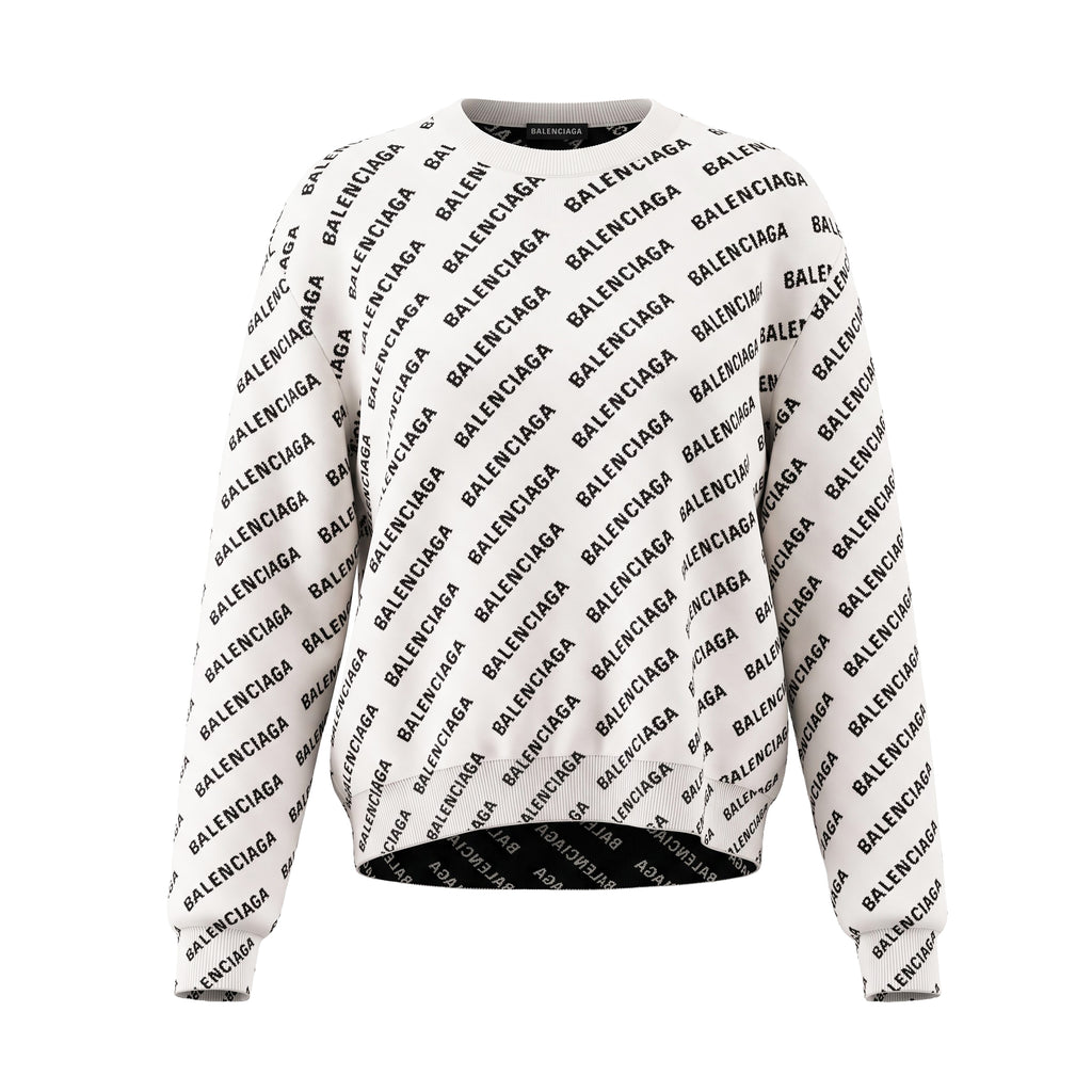 BALENCIAGA LOGO SWEATER - SIZE M