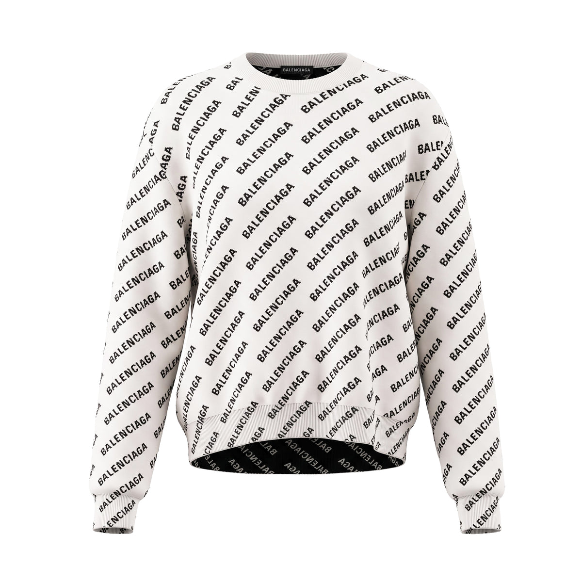BALENCIAGA LOGO SWEATER - SIZE M