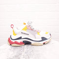 BALENCIAGA MESH/ROSE FLUO CLEAR SOLE SNEAKERS - SIZE 40