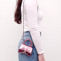 BALENCIAGA PINK HOURGLASS EXTREME MINI CROSSBODY BAG