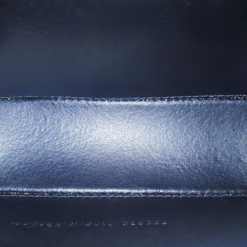 BALENCIAGA SILVER SPARKLE CAMERA BAG