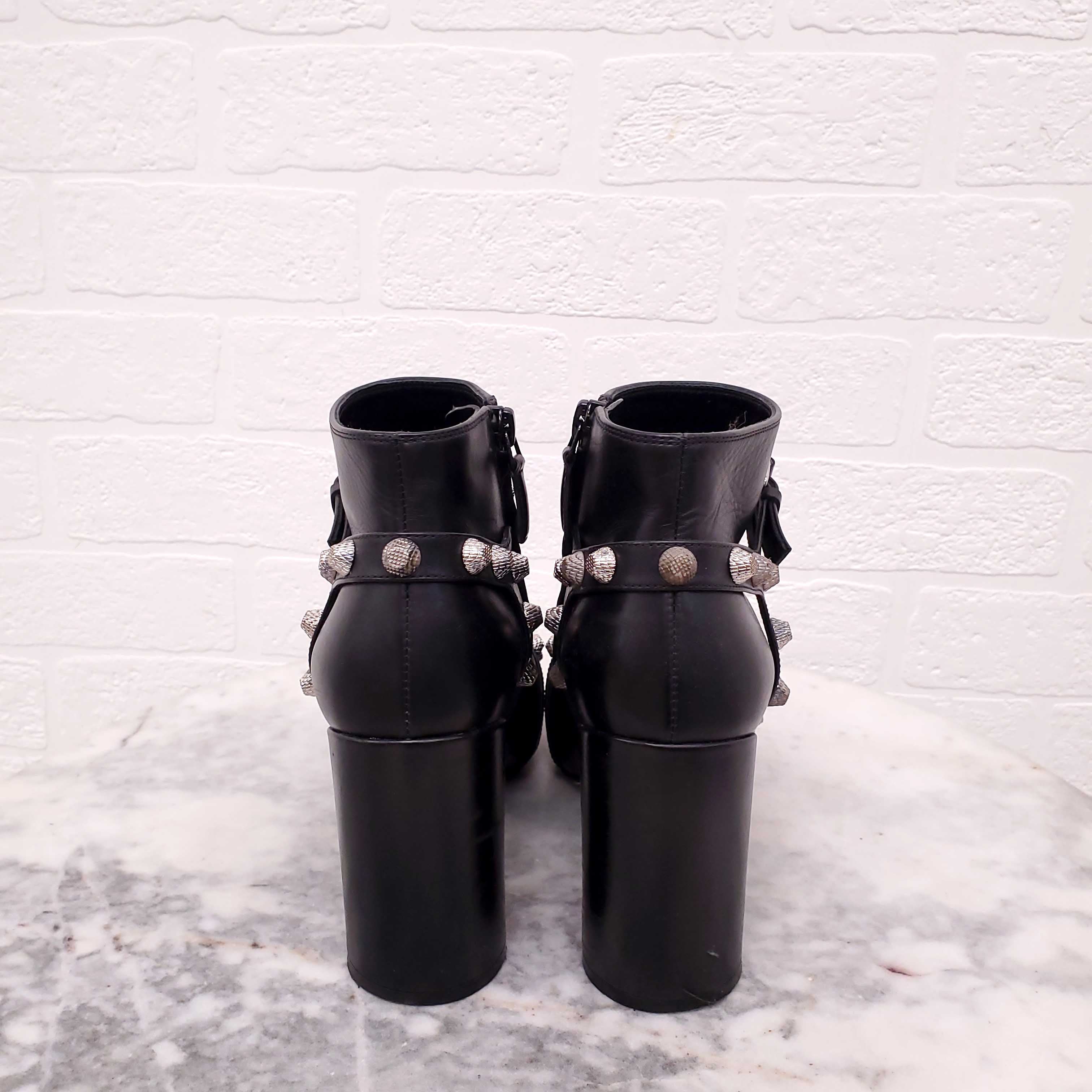 BALENCIAGA STUDDED BOTTIES - SIZE 36
