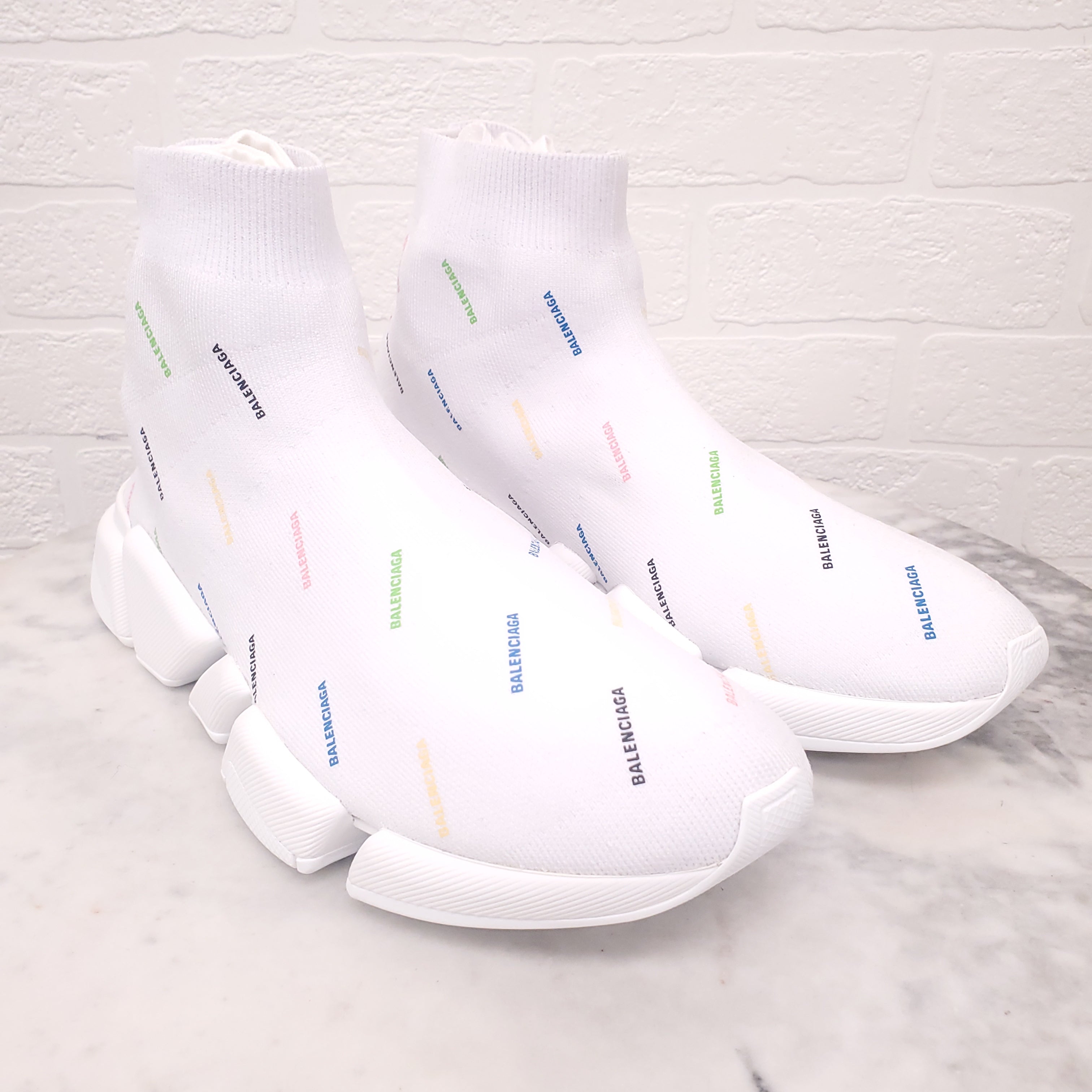 BALENCIAGA WHITE SNEAKERS - SIZE 41