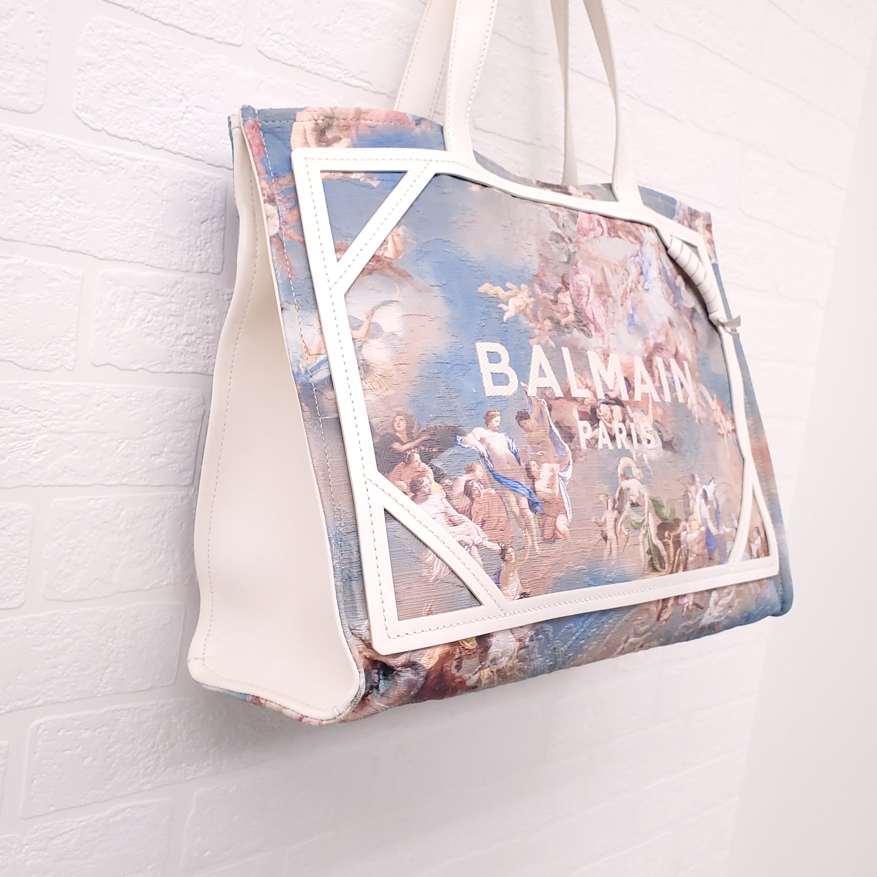 BALMAIN ANGEL LOGO TOTE