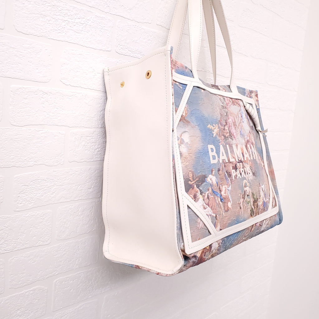 BALMAIN ANGEL LOGO TOTE