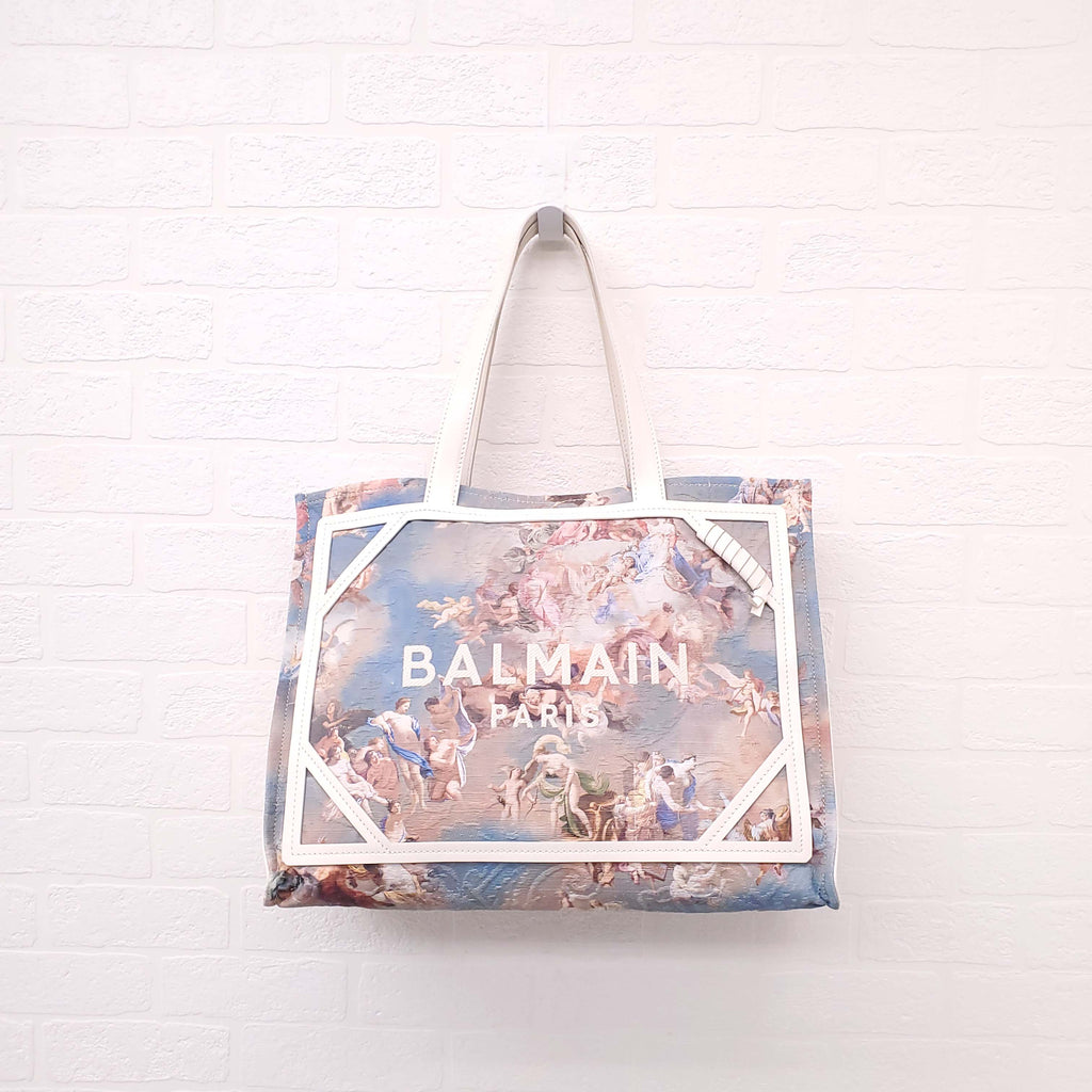 BALMAIN ANGEL LOGO TOTE