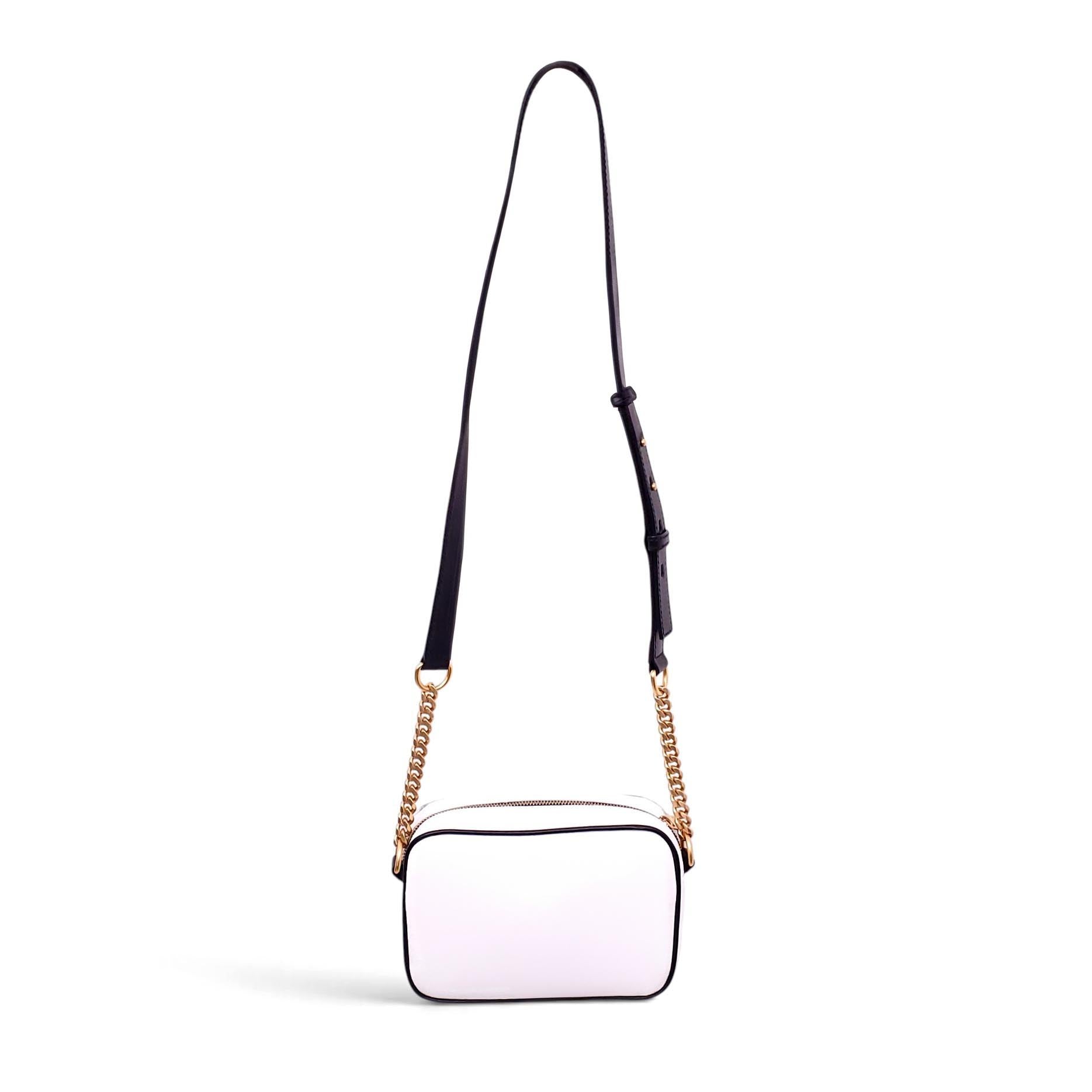 BALMAIN CANVAS LOGO CROSSBODY