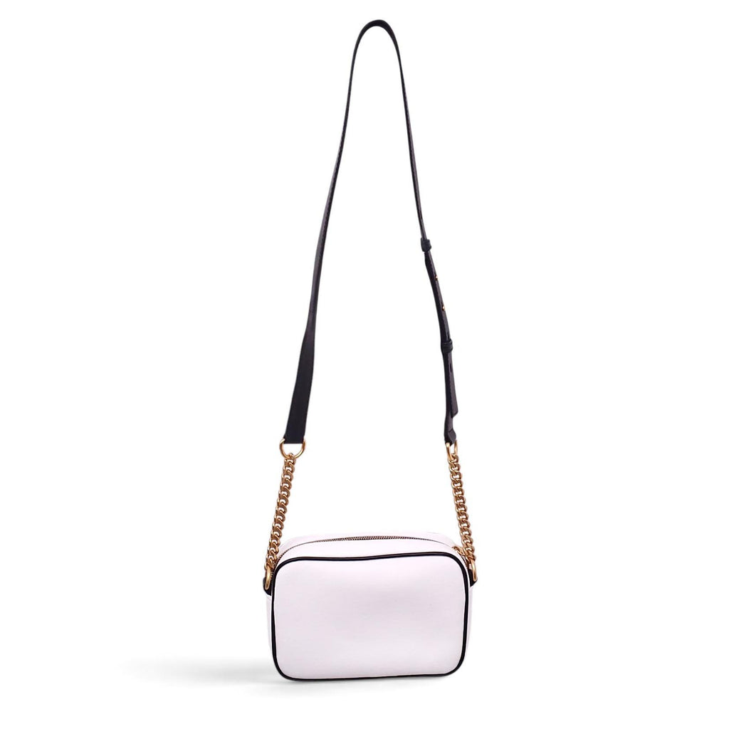 BALMAIN CANVAS LOGO CROSSBODY