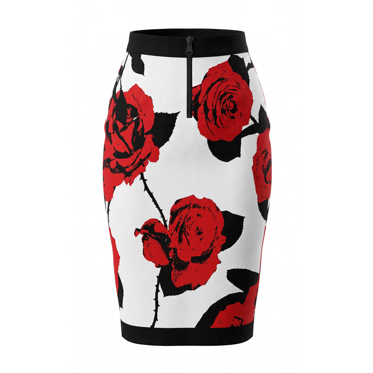 BALMAIN JACQUARD SKIRT - SIZE 36