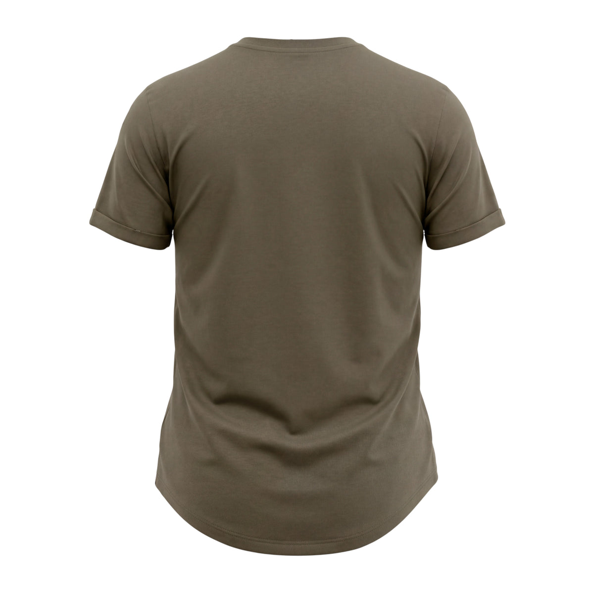 BALMAIN KHAKI LOGO TSHIRT - SIZE M