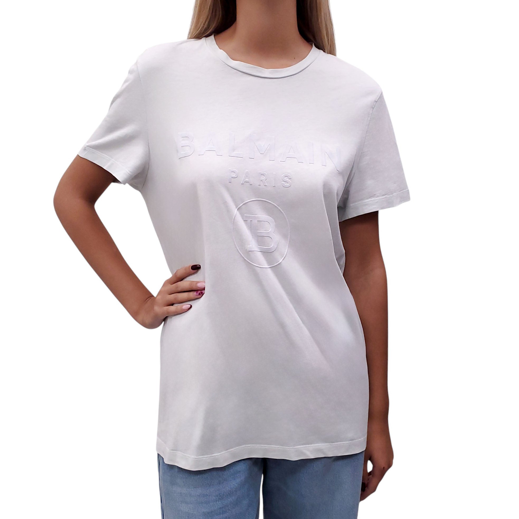 BALMAIN LOGO T-SHIRT - SIZE XL
