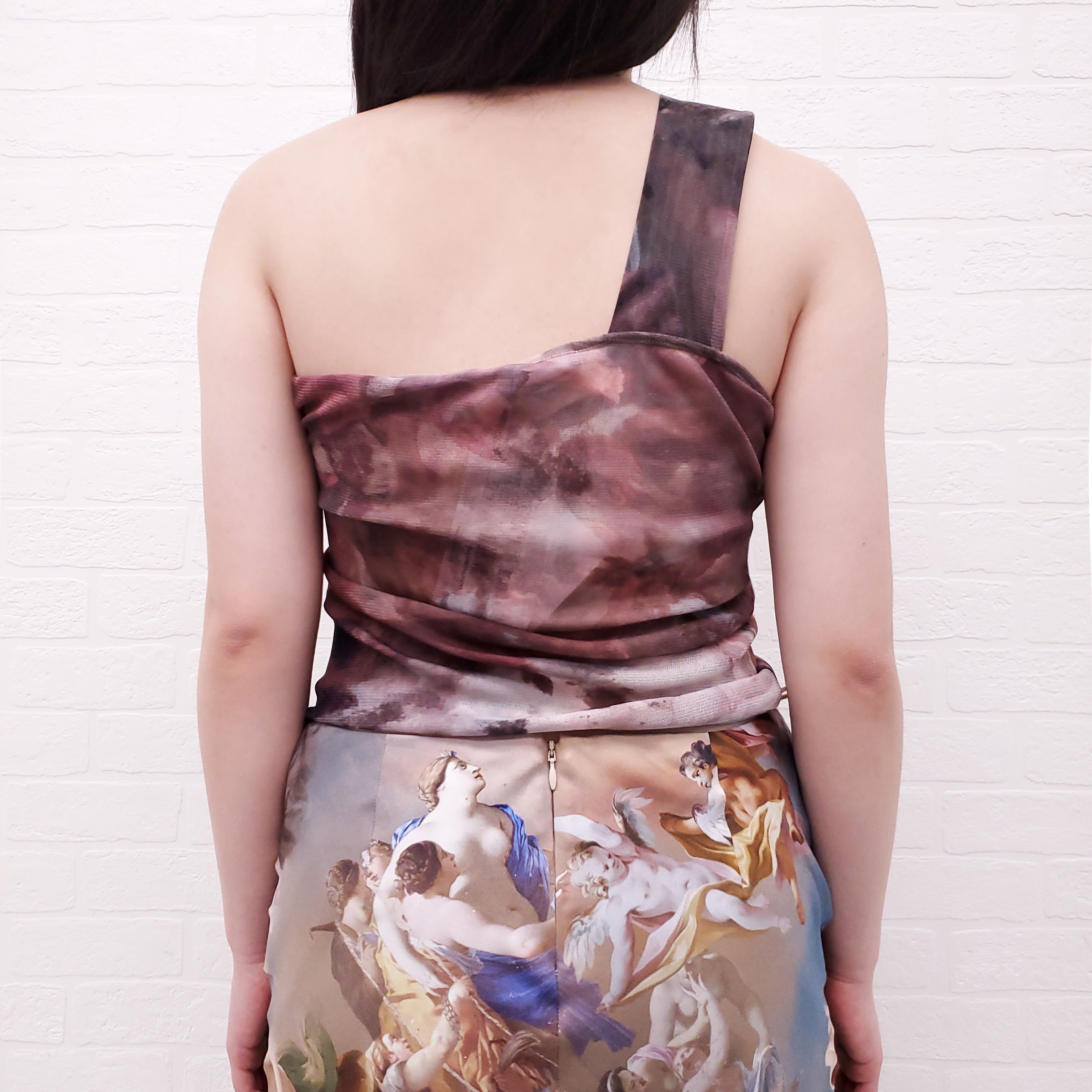 BALMAIN SILK ANGEL BLOUSE - SIZE 1/S