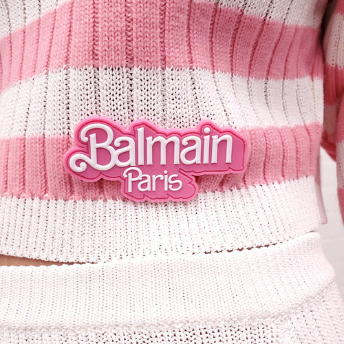 BALMAIN ‘BARBIE’ STRIPED SET - SIZE 38