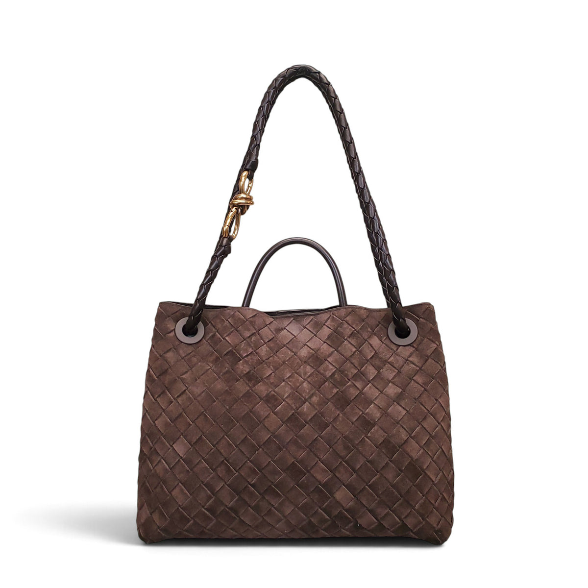BOTTEGA VENETA ADIAMO MEDIUM SUEDE TOTE BAG