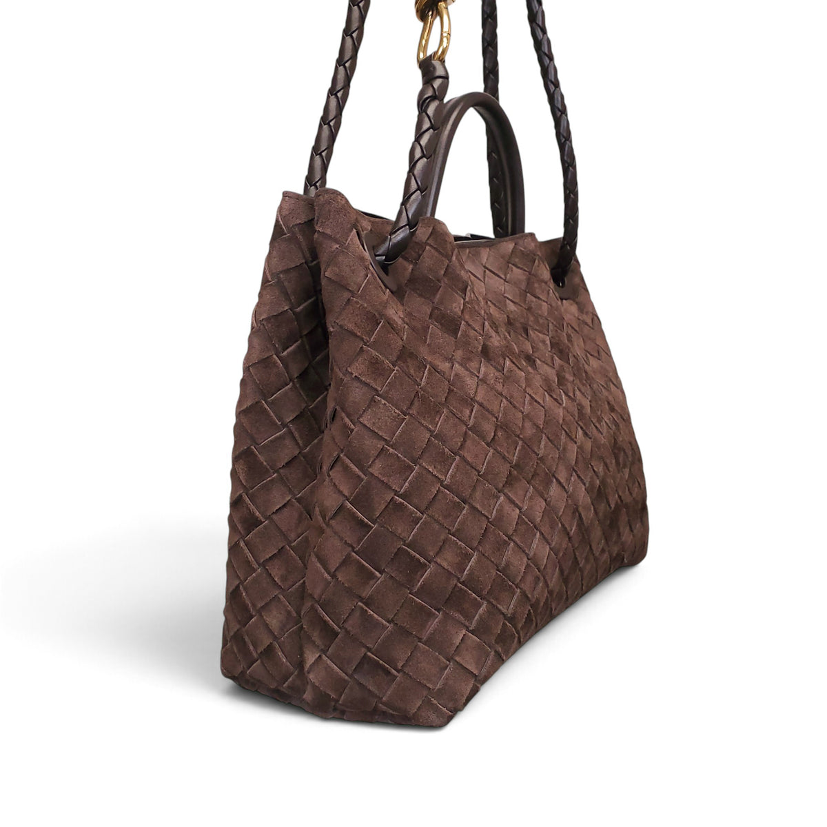 BOTTEGA VENETA ADIAMO MEDIUM SUEDE TOTE BAG