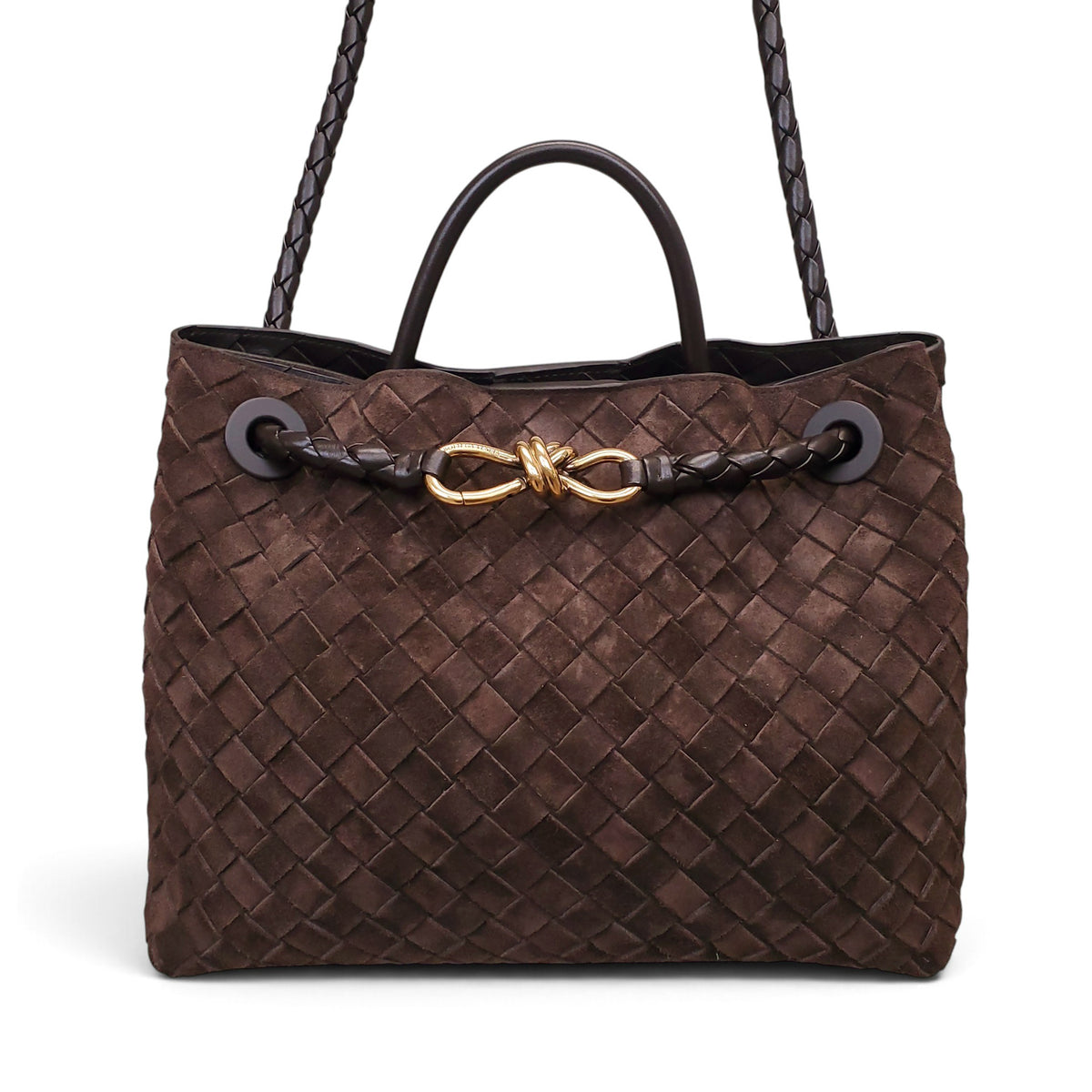 BOTTEGA VENETA ADIAMO MEDIUM SUEDE TOTE BAG