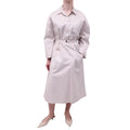 BOTTEGA VENETA BEIGE COTTON TUNIC DRESS WITH BELT - SIZE 40